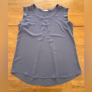 Pleione Soft Blue Sleeveless Blouse